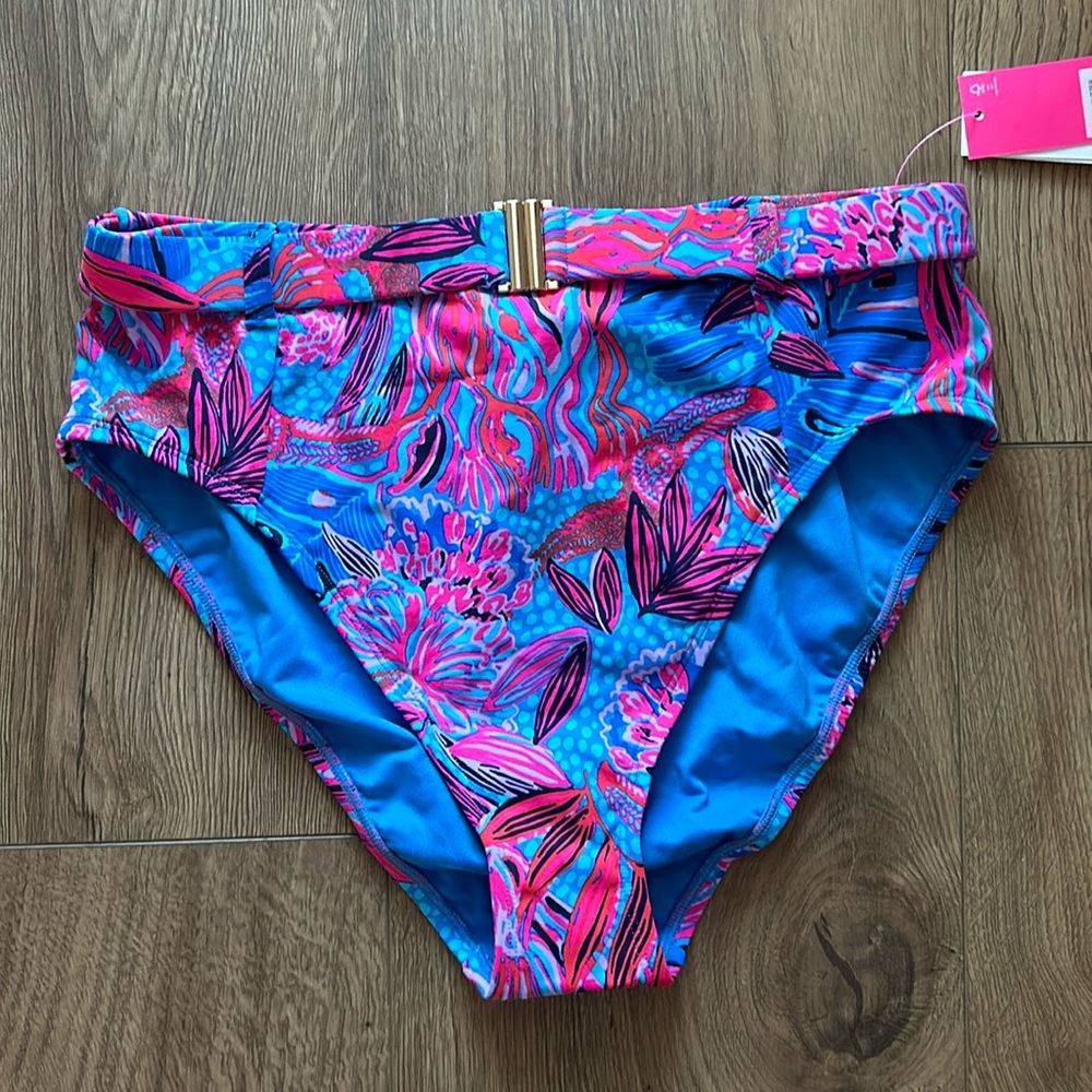Lily Pulitzer Sonnie bikini bottom - Ruby Red Wild Times